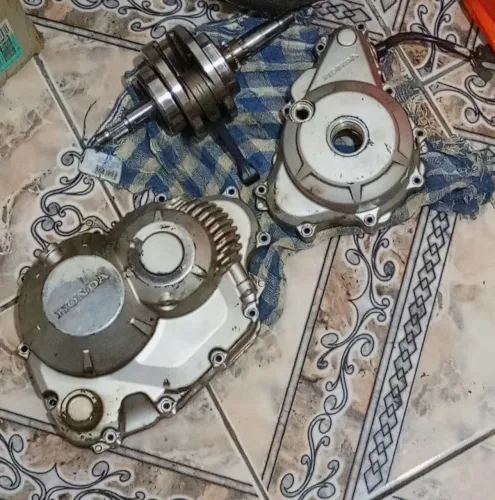Tampa do motor fan 160 e virabrequim 