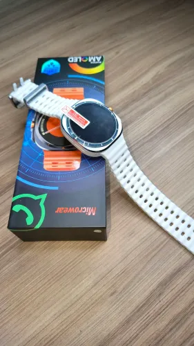 Relógio Smartwatch SU01 Branco A prova d'água NOVO