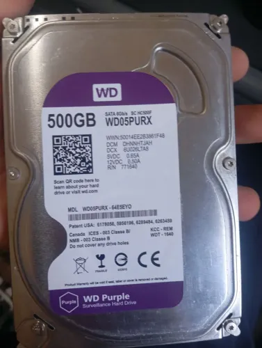 HD werstern digital 500 gb para DVR 