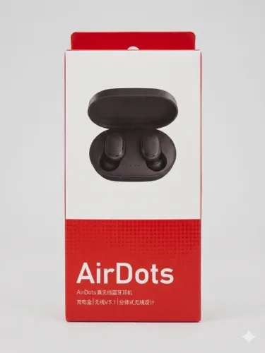 Fone Compacto Preto Ergonômico Airdots Bluetooth 5.0