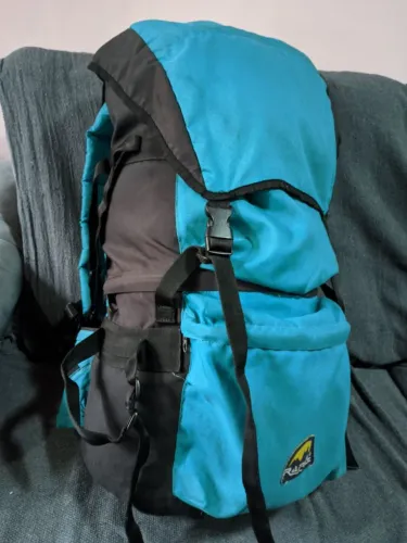Mochila trilha rapel 60L montanha trekking escalada acampamento camping 