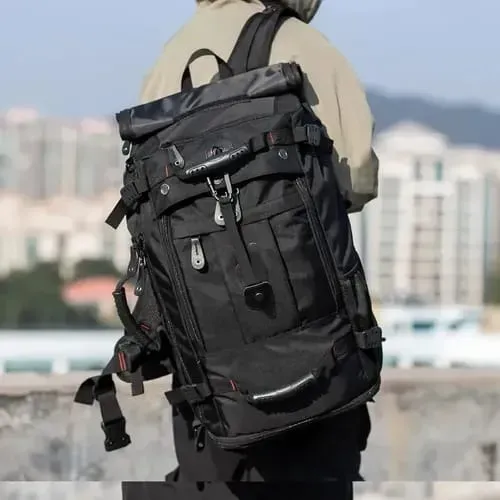 Mochila Tática 35L para viagem e trilhas