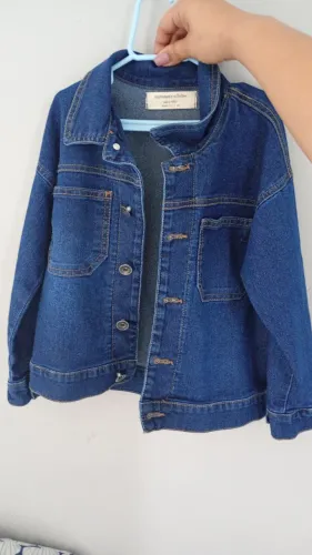 Jaqueta jeans alphabeto
