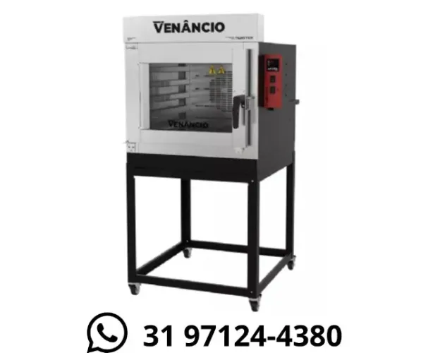 Forno Turbo 5 Esteiras a Gás Venâncio