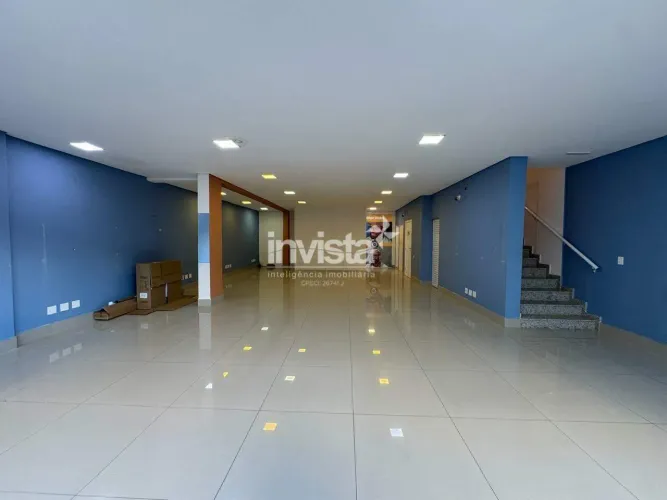 Loja | Ponto Comercial com 220 m² para Alugar no Boqueirão em Santos