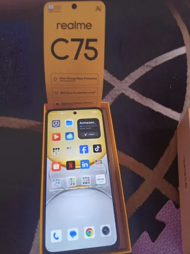 Realme c73 256 gigas 16 de ram biometria novo na caixa