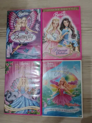 OFERTA!!! 4 DVD's Barbie