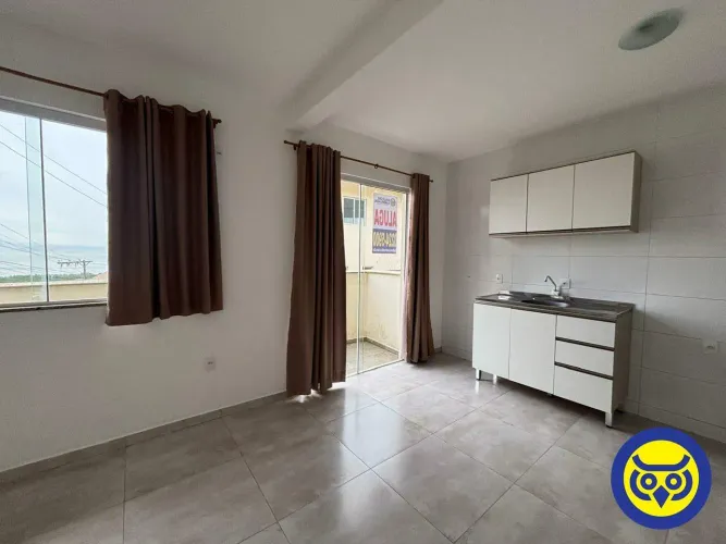 Apartamento para locação no Centro 1 dormitório com vista para a Beira-Mar Sul