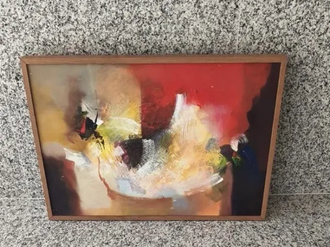 Vendo 3 quadros abstratos