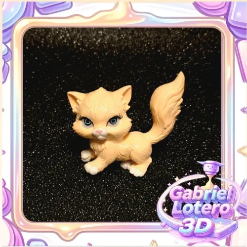 Pet gata Miette para a boneca Corinne do filme Barbie As Três Mosqueteiras - impressão 3D