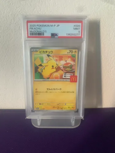 Pikachu mcdonald?s PSA9