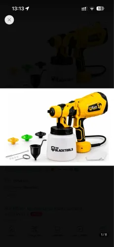 Pistola De Pintura E Pulverizadora Hvlp 1.4l 600w 200v