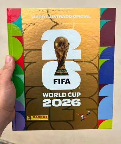 Álbum Capa Dura Dourado Copa 2026.