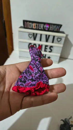 Monster High peça reposição vestido Elissabat ghouls fair
