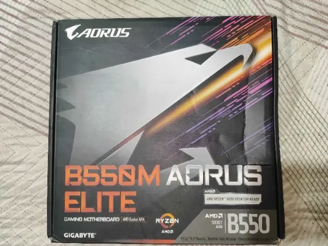 Placa-Mãe Gigabyte B550M AORUS Elite