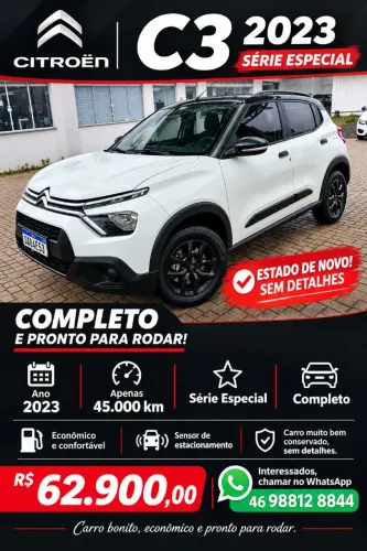 Citroen C3 Live Pack 1.0 Flex 6V 5P Mec. 2023
