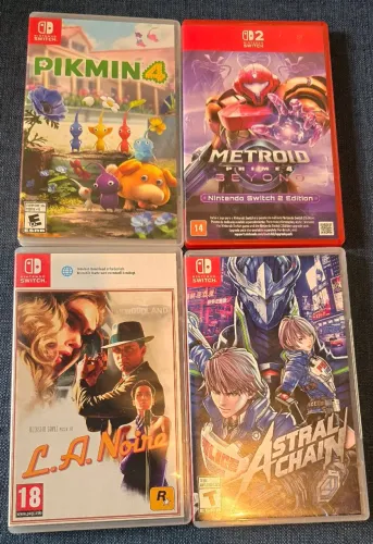 Jogos de nintendo switch 1 e 2