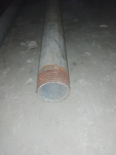 Tubo galvanizado 1" x5,40 (1 polegada X 5metros e 40cm)