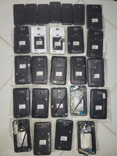 Lote note 1ger n7000 brikados varias telas boas e alcatel funcionais