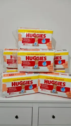 FRALDAS Huggies Máxima Proteção G 92 unidades ? vendo pacote ou lote
