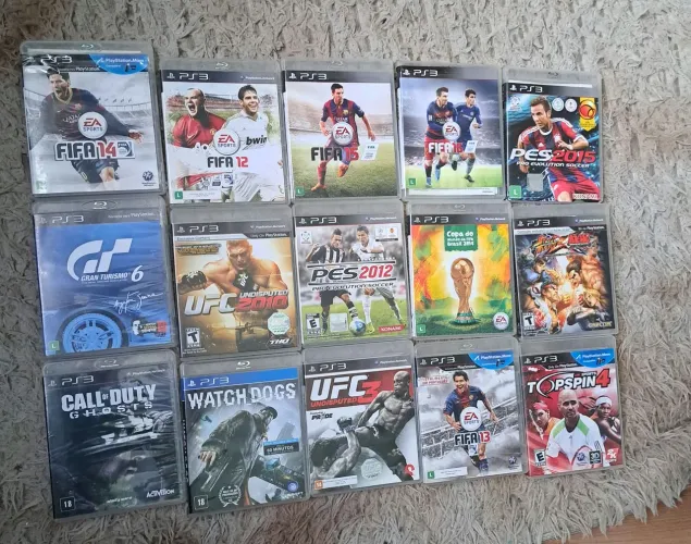 15 jogos pelo preço  de 1 play 3