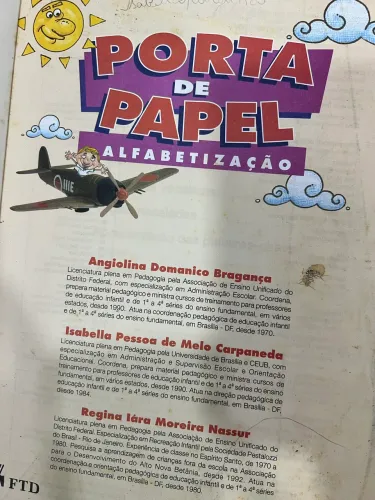 Livro Porta de Papel Alfabetização 