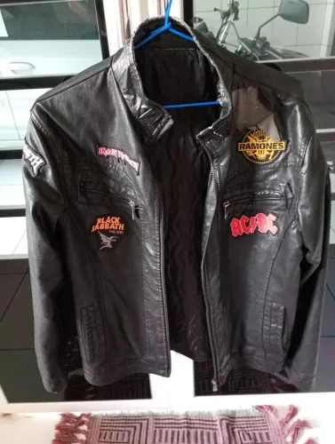Jaqueta de couro personalizada 