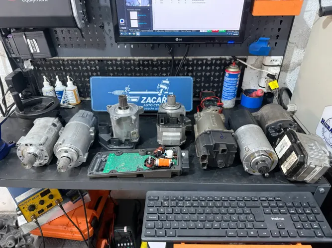 Direção elétrica, setor completo ou somente motor elétrico 