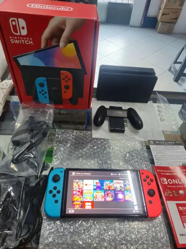 Nintendo switch oled impecável 6 meses de pouco uso