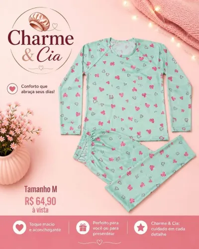 Pijamas feminino de inverno