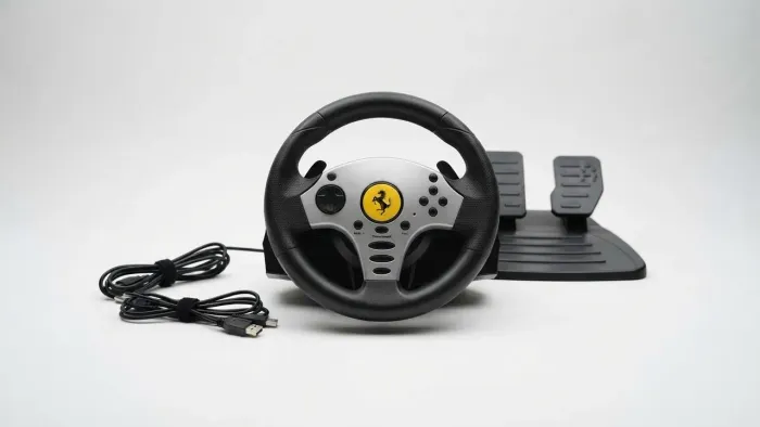 Volante Thrustmaster Ferrari Challenge (PS3 / PC) - Ótimo Estado
