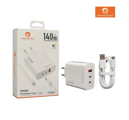 Carregador celular Turbo Tipo C 140W Hmaston