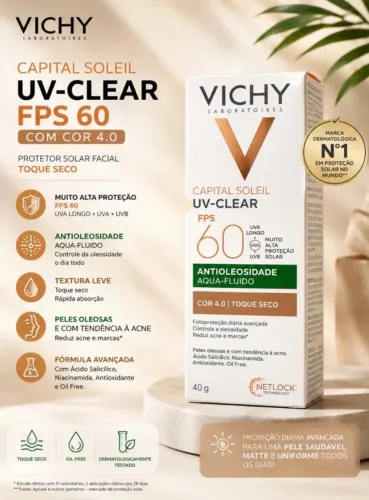 VICHY CAPITAL SOLEIL UV-CLEAR COR 4.0