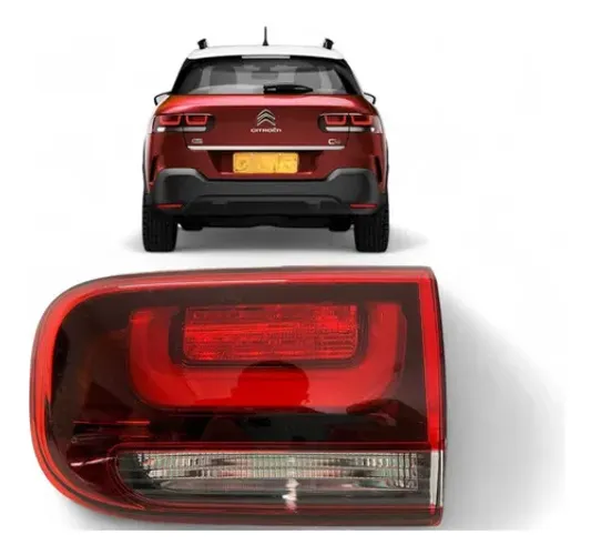 Lanterna Tampa Citroen C4 Cactus Direito 2019 A 2024 Origin Direito/passageiro Vermelho