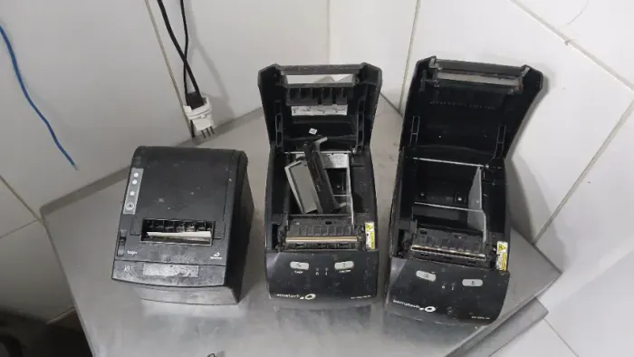 Lote 3 Impressoras Térmicas (Elgin e Bematech) - Para Peças/Reparação R$20cada