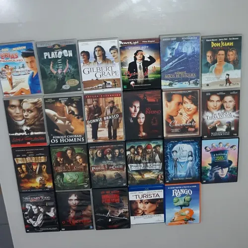 Coleção DVDs Johnny Depp (23 filmes)
