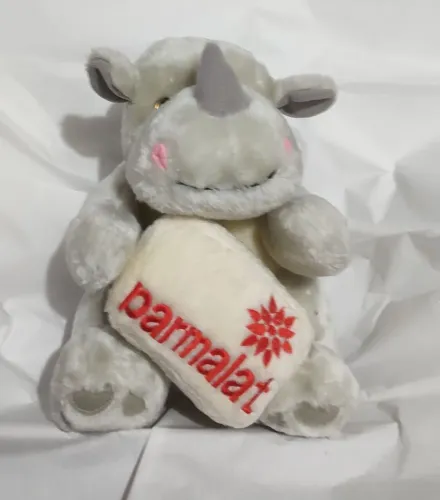 Boneco pelúcia hipopótamo Parmalat (usado)