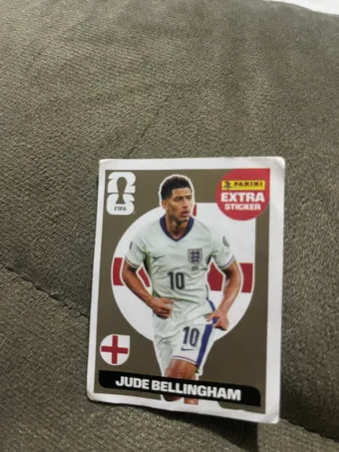 Jude Bellingham Gold Extra Sticker Panini Copa 2026 Rara