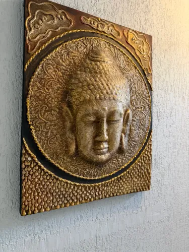 Quadro Buda - Dourado