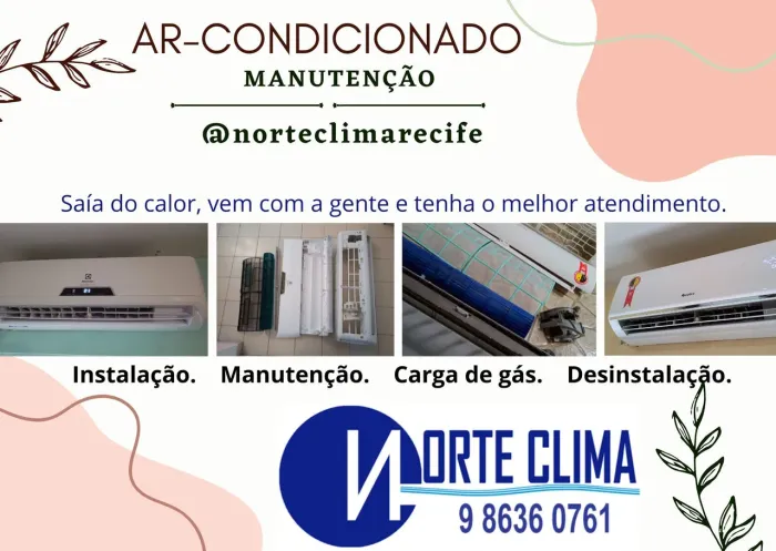 Manutenção, instalação de ar-condicionado 