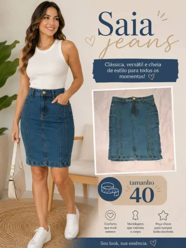 Saias Jeans 