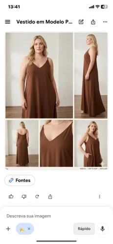 Vestido de malha