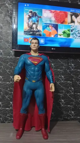 SUPERMAN 80CM BONECO IMPORTADO RARO ATOR HENRY CAVILL 2015