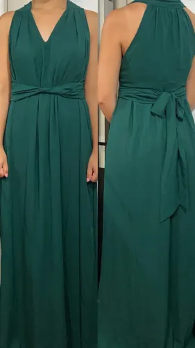 Vestido de festa Verde Esmeralda