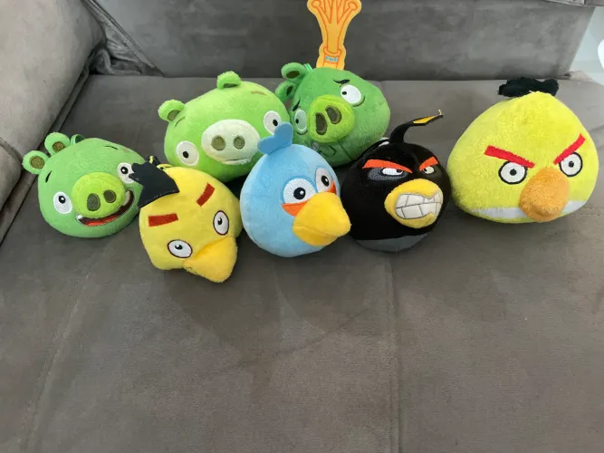 Coleção pelúcia angry birds