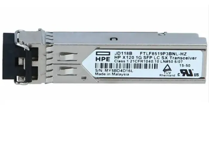 Módulo Gbic HP JD118B Hp X120 1g Sfp Lc Sx até 220m fibra antiga até 550m OM2/OM3 20 1g Sf