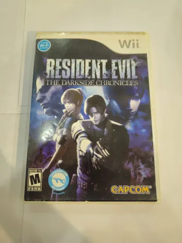 Jogo resident evil the darkside chronicles wii (semi novo) original
