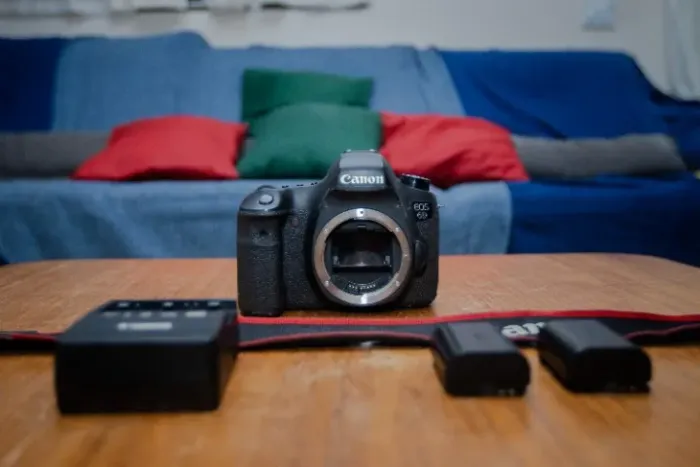 canon 6d com duas baterias