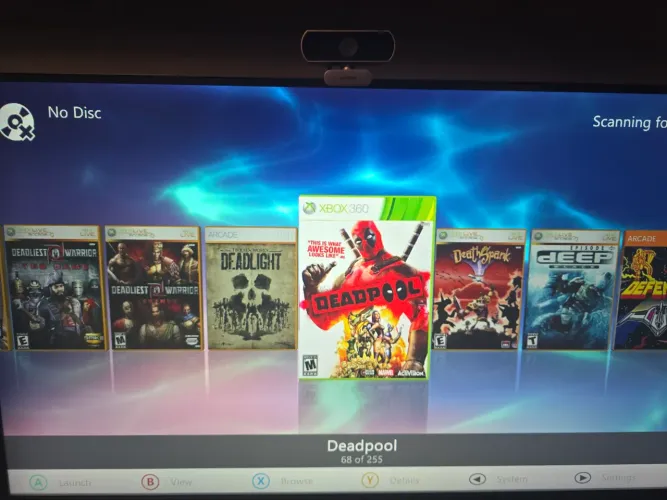 SSD Xbox 360 lotado de jogos