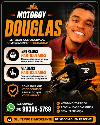 MOTOBOY PARTICULAR , VIAGENS E ENTREGAS.